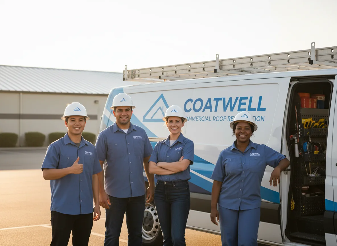 Commercial roof coating company in Quakake, PA